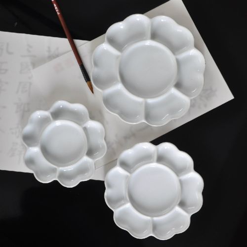 国产 8寸调色盘 陶瓷(大七格)